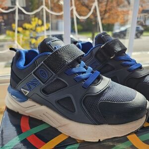 Kids Blue and Black Athletic Shoes